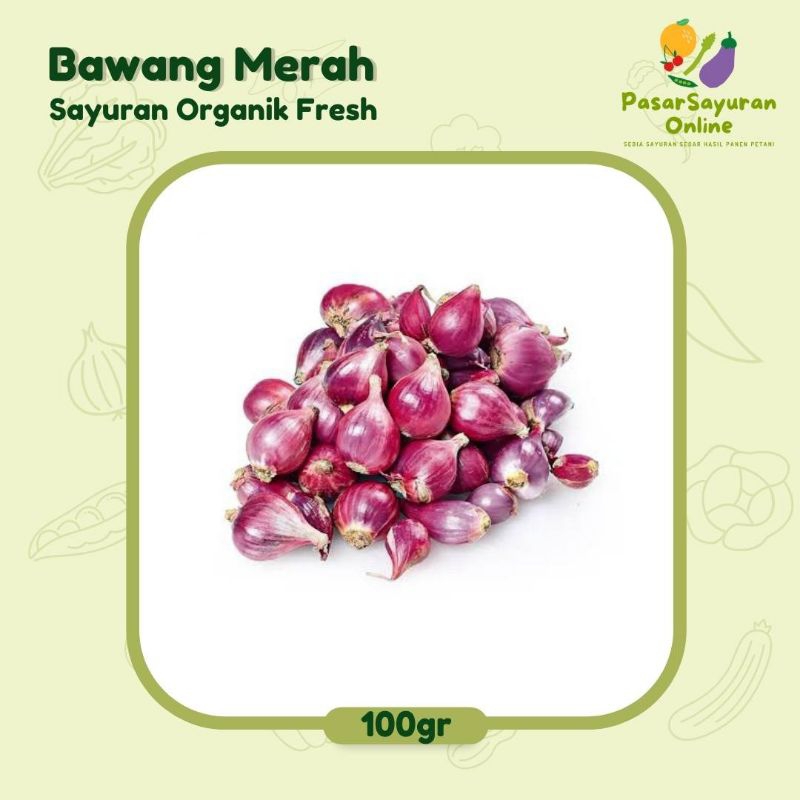 

Bawang Merah 100gr gram Segar Fresh Sayuran Asli Murah Express Cepat Kurir Instan Sameday Bisa 1kg