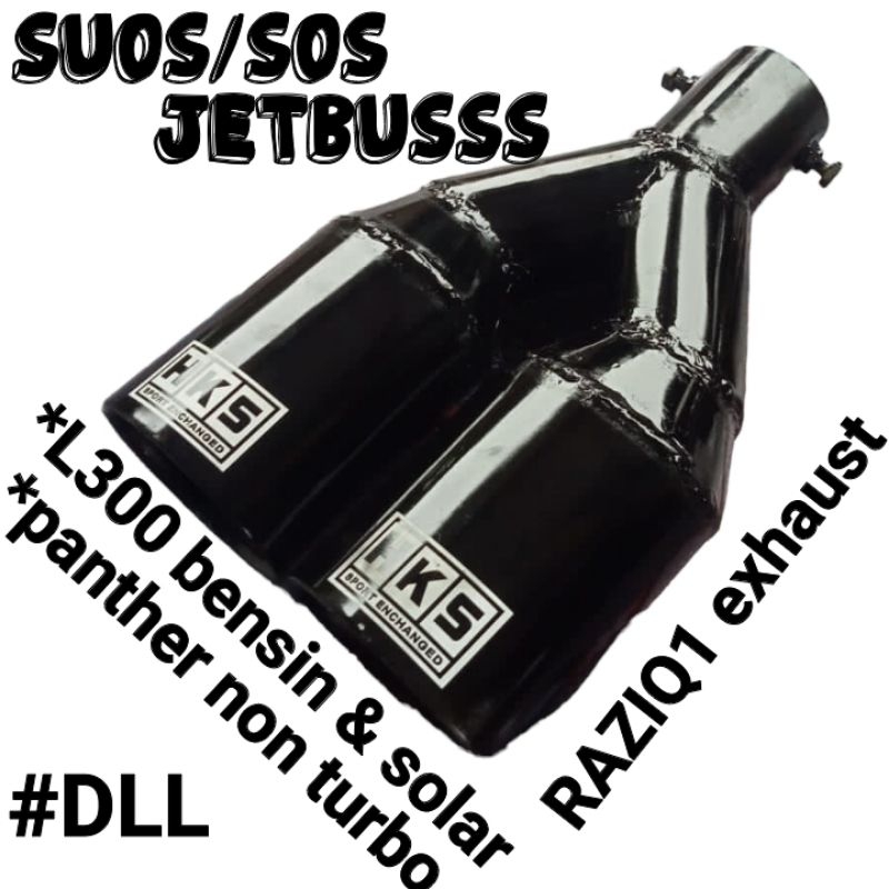 KNALPOT SUOS/SOS JETBUSSS CABANG L300 PANTHER NON TURBO DLL