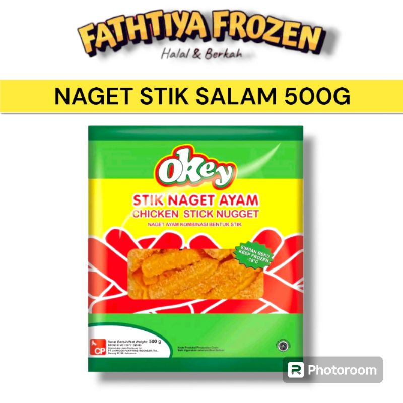 

NAGET OKEY AYAM 500G BENTUK KOIN DAN STIK