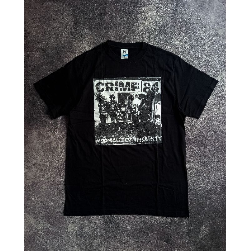 Kaos Band Baju Band Original CRIME 84 - NORMALIZED INSANITY