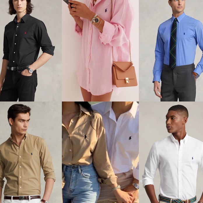 MEGA SALE Ralph Lauren Rich Poplin  Linen Shirt