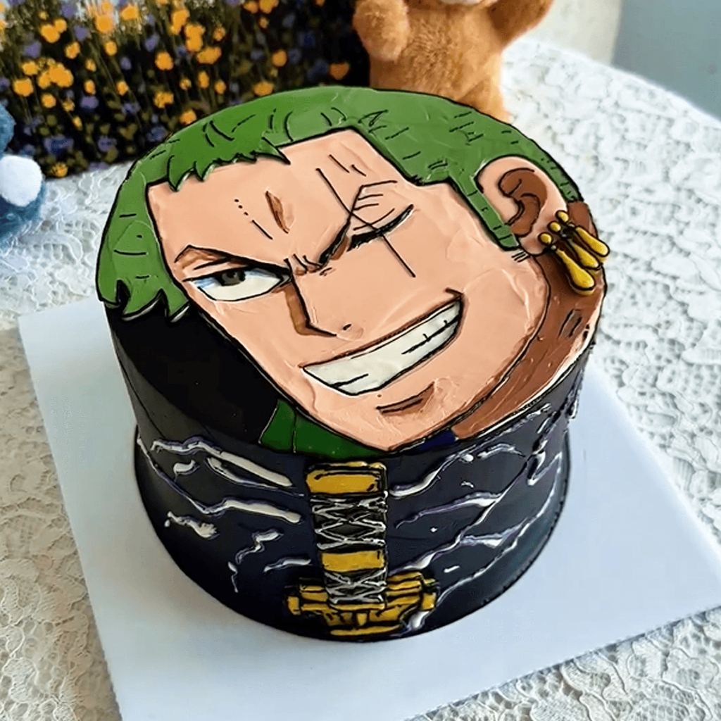 

Cake Character Zorro One Piece D16 cm | DESIGN SESUAI GAMBAR & BISA CUSTOM! |