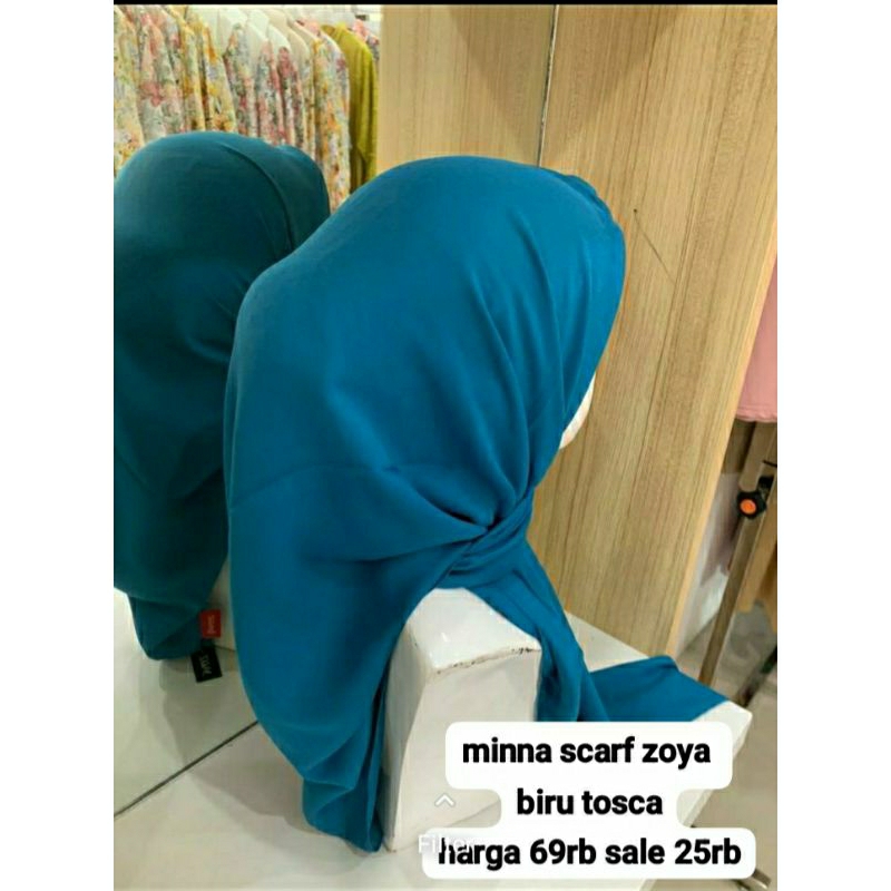 KERUDUNG SEGIEMPAT MARUNA PLAIN SCARF ZOYA