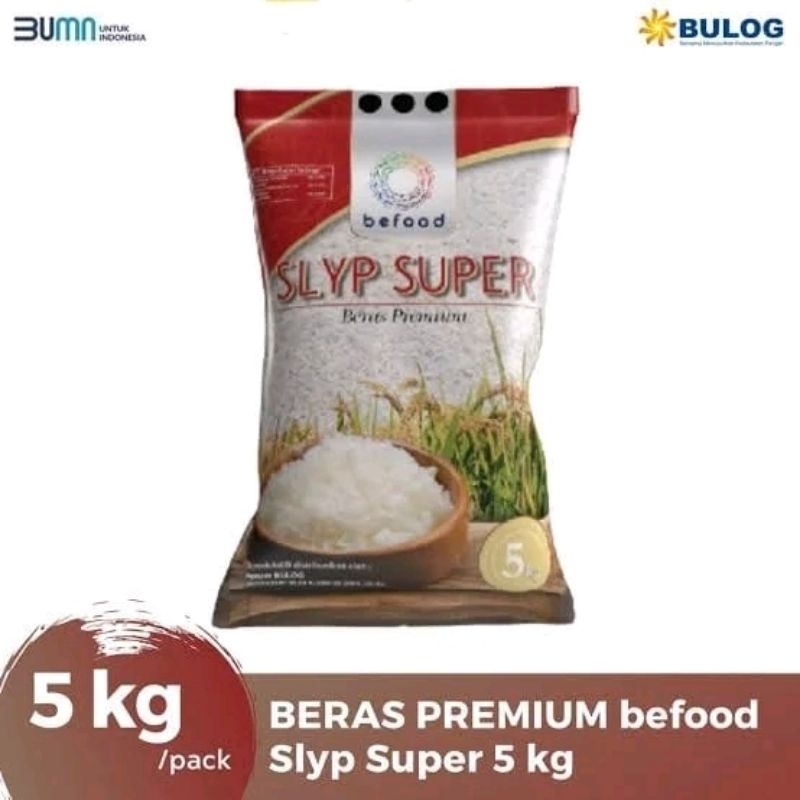 

SLYP Super Beras Premium BeFood 5kg 5 kg Bulog