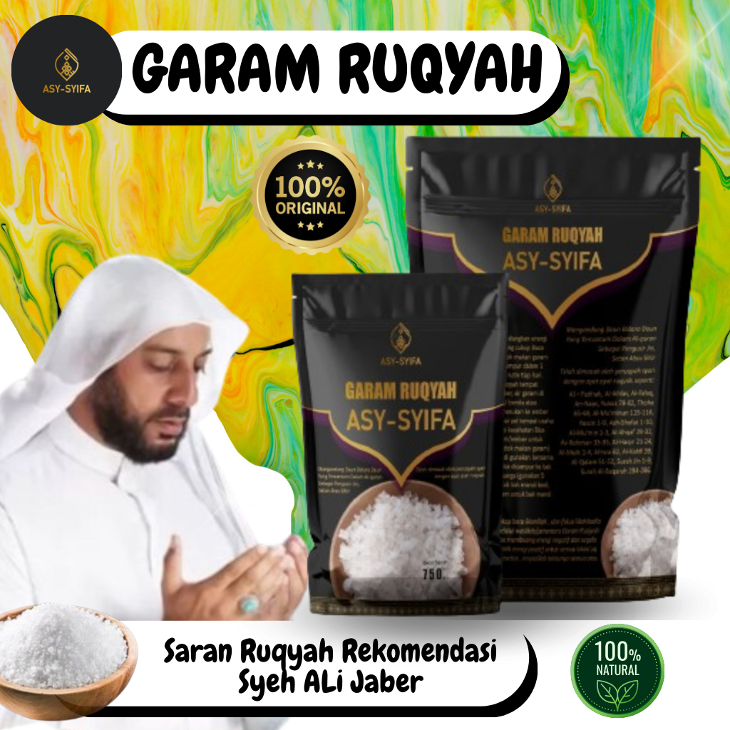 

Garam Ruqyah Ruwatan Bidara Daun Kelor Asysyifa Original - Untuk Mengatasi toko tempat usaha dll