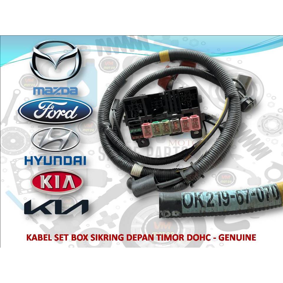 KABEL SET BOX SIKRING DEPAN TIMOR DOHC - GENUINE