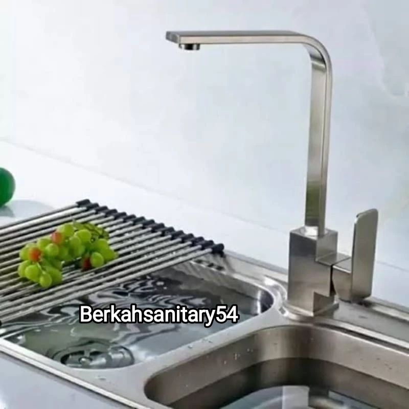 Kran Angsa Cuci Piring Panas Dingin Stainless Sus 304/Kran Dapur Panas Dingin