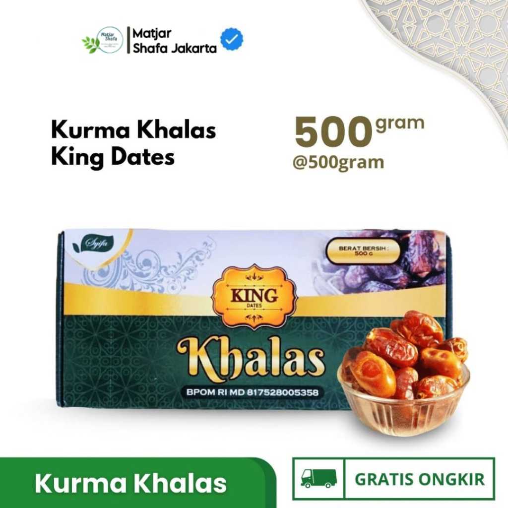 

Kurma Khalas King Dates Kholas Syifa 500gr khalas Kurma | kemasan kotak