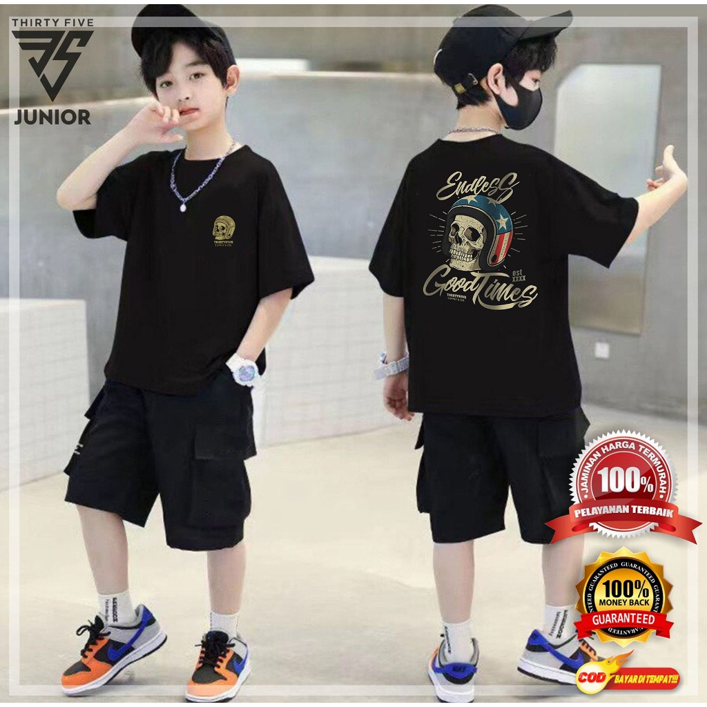 ZARRCO KAOS JUNIOR KUNING MUSTARD - KAOS DISTRO ANAK TANGGUNG