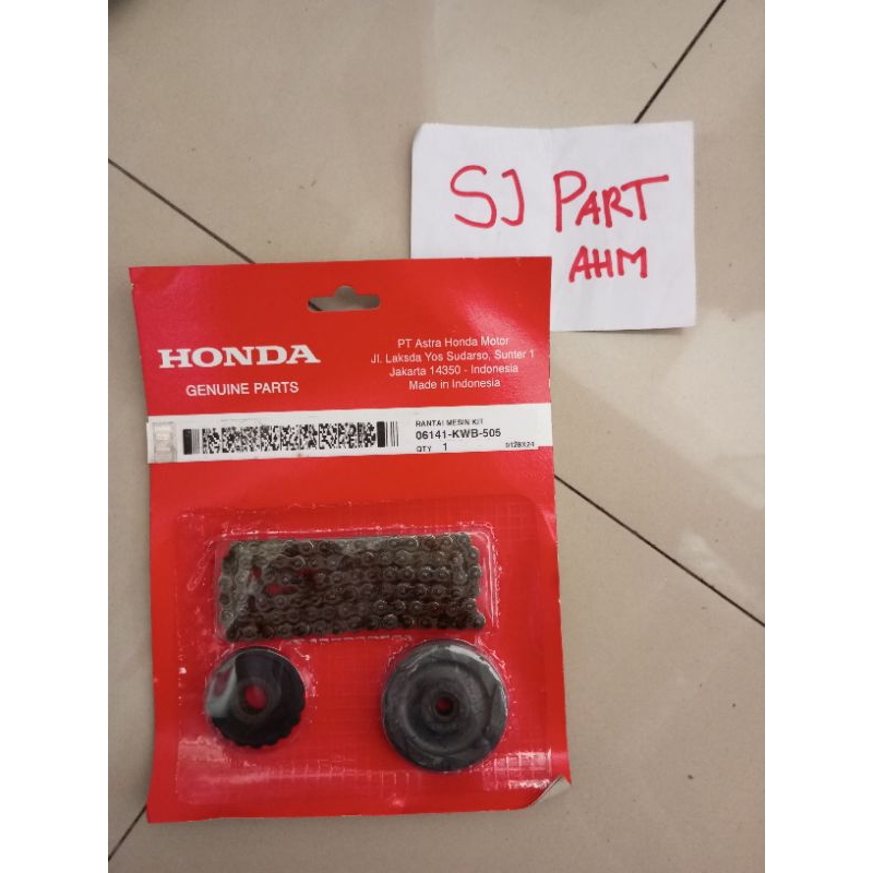 06141-KWB-505 Rantai Mesin/Kamprat (Cam Chain Kit) – Blade Karbu & Revo 110 Ori 100% AHM 06141KWB505