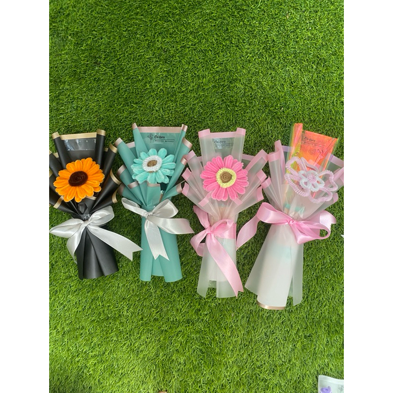 

Bucket single pipe cleaner/kawat bulu wisuda/ulang tahun gift