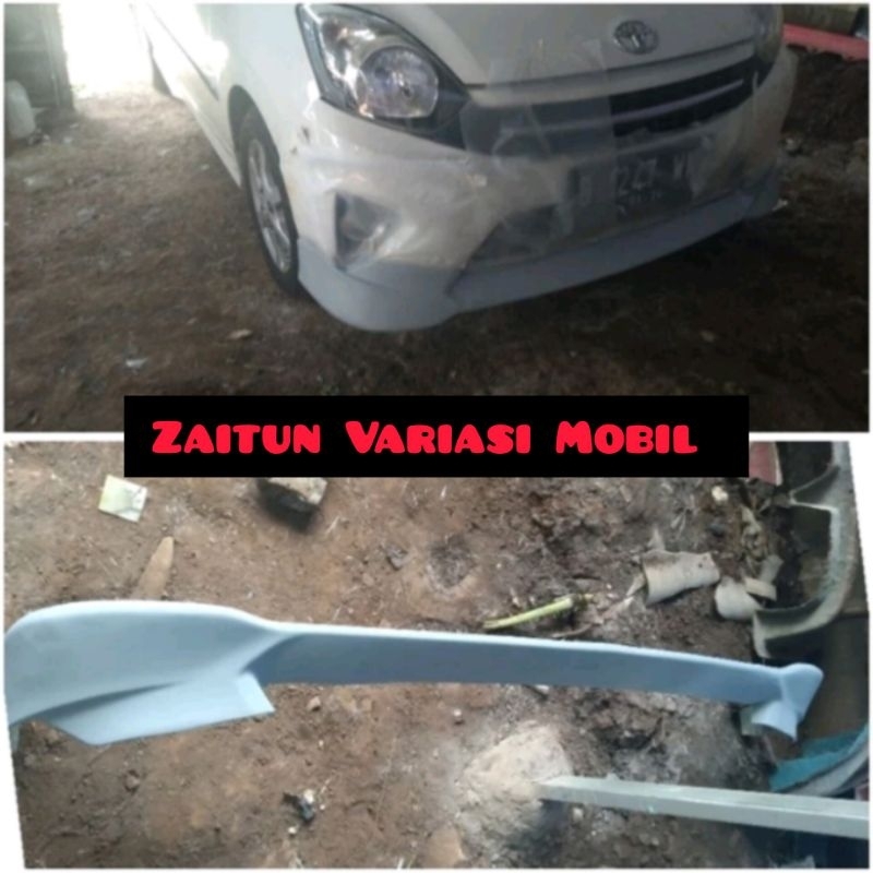 bodykit agya trd 2013 2014 2015 2016 (depan aza) fiber