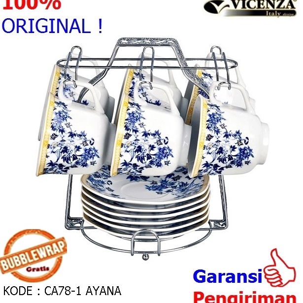 XC26619 Cangkir Set Gelas Set Keramik Gantungan Vicenza CCA 781  CCA 781