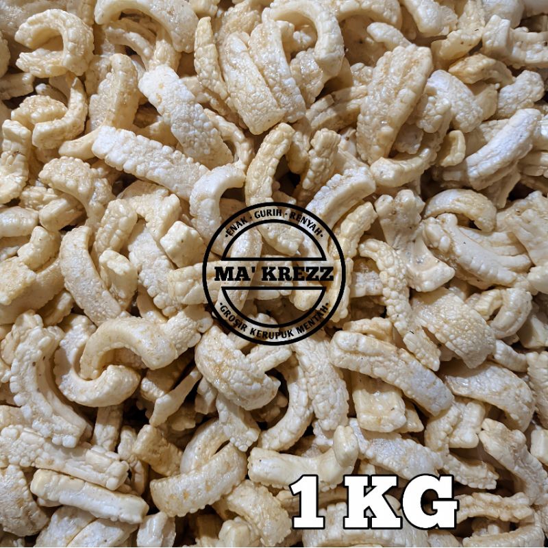 kerupuk rambak mentah (1 kg) / kerupuk rambak tapioka / kerupuk rambak jari / kerupuk mentah / krece