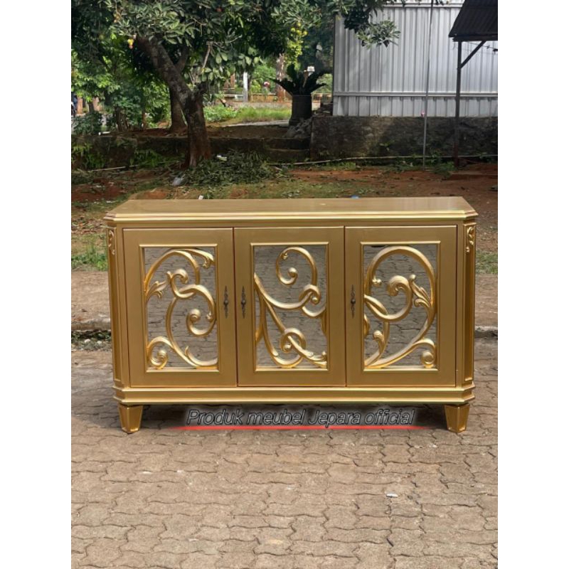 Bufet minimalis / Bufet ruang tamu / buffet jati