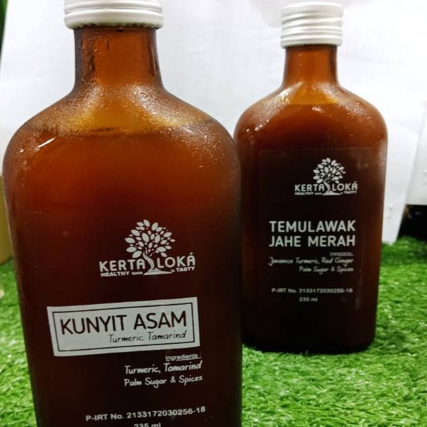 

el Baru Kunyit Asem Dan Temulawak Jahe Merah 235g DGN