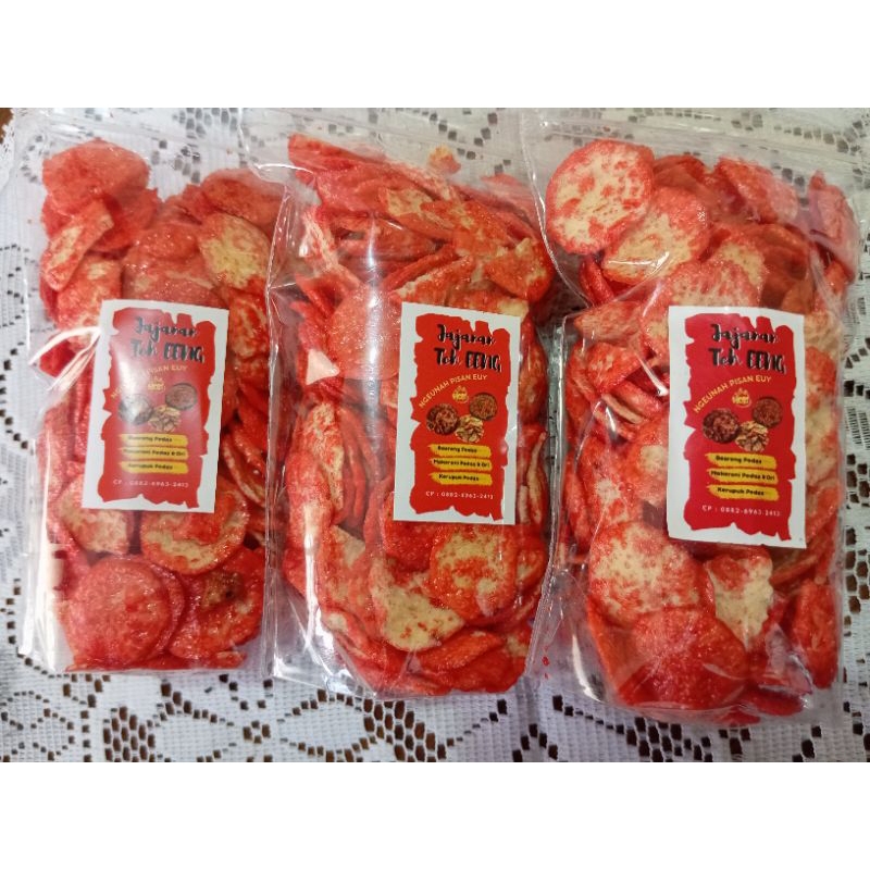 

opak medan keripik singkong rasa pedas manis 250gram