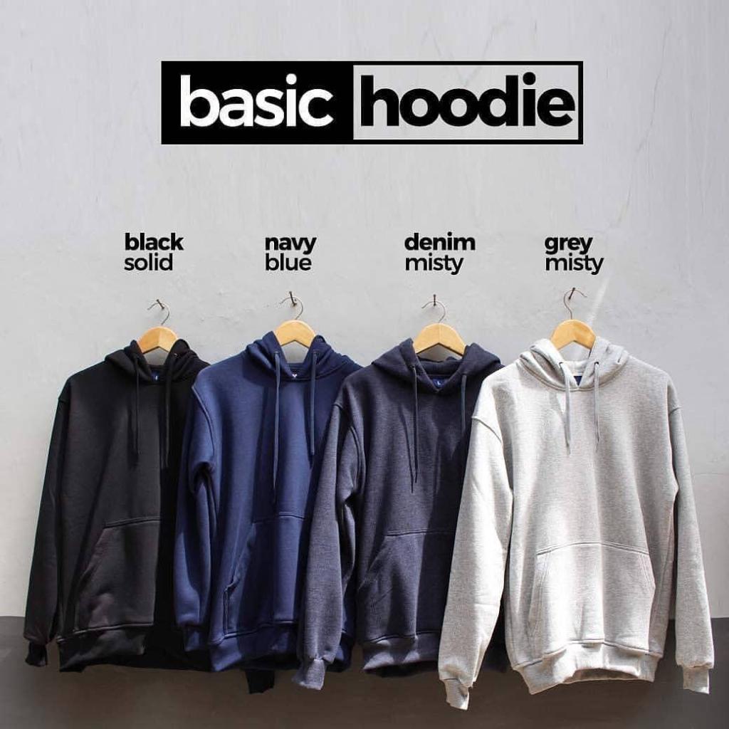 Hoodie kece tebal Polos Pria/Wanita oversize zipper crop boxy FLEECE COTTON / 100% COTTON(BISA COD)