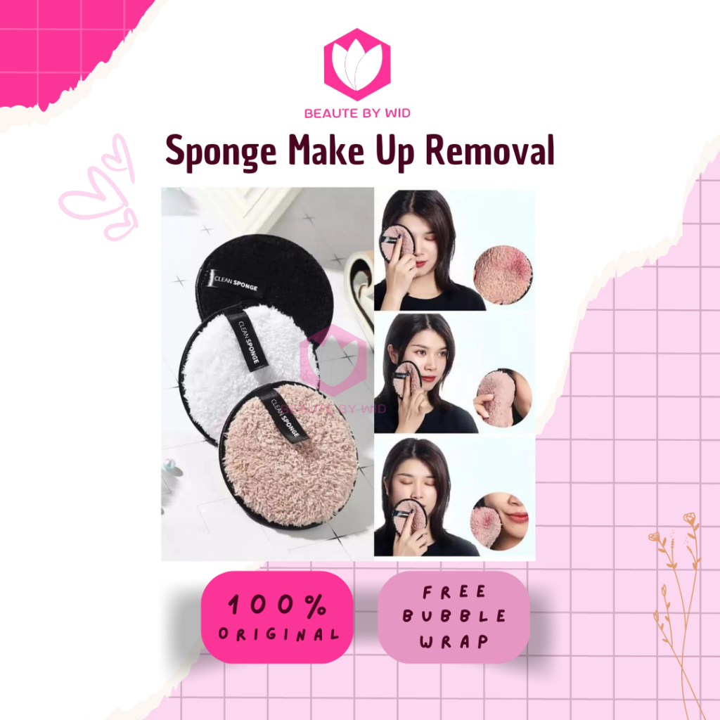 BBW Sponge Make Up Removal / Make Up Removal Clean / Sponge Face Cleansing / Puff Make Up
