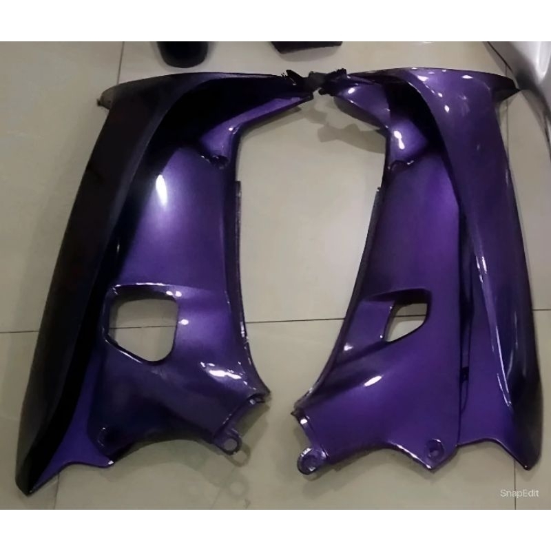 COVER DEK SAYAP DEPAN LUAR DALAM HONDA SUPRA FIT LAMA SUPRA X LAMA WARNA UNGU
