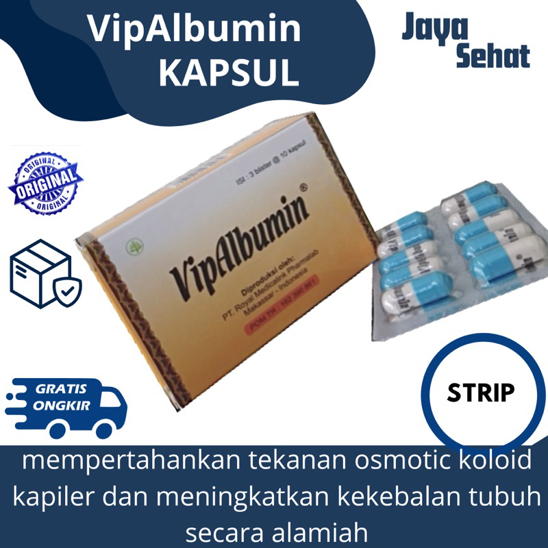 

VIP ALBUMIN 1 BLISTER 10 kapsul