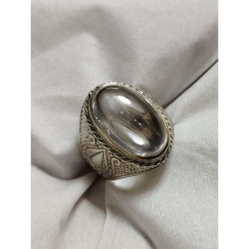 cincin kecubung es kalimantan, serat awan  natural