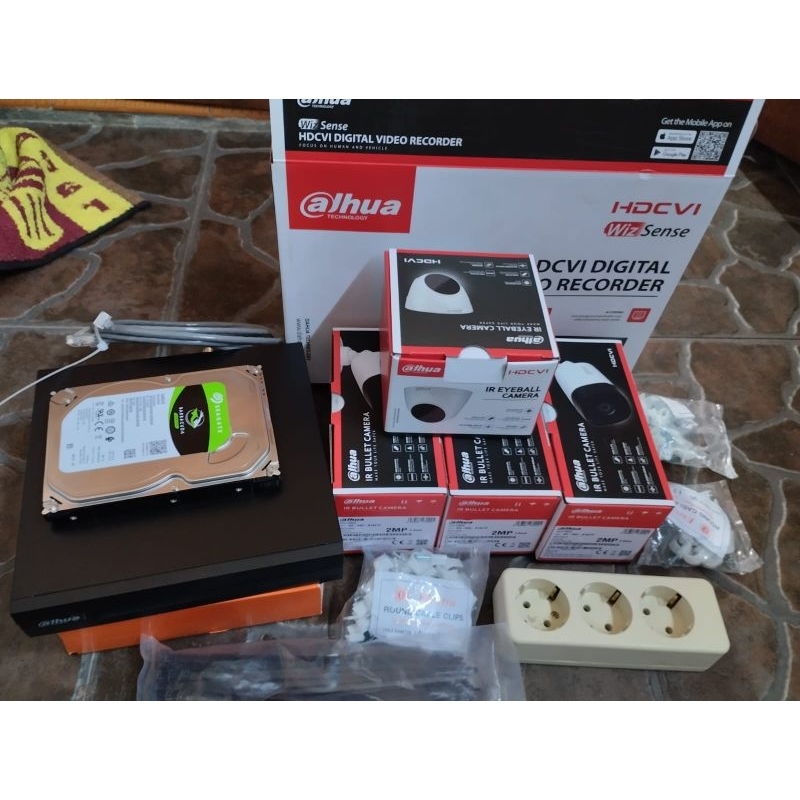 paket cctv 4 kamera komplit