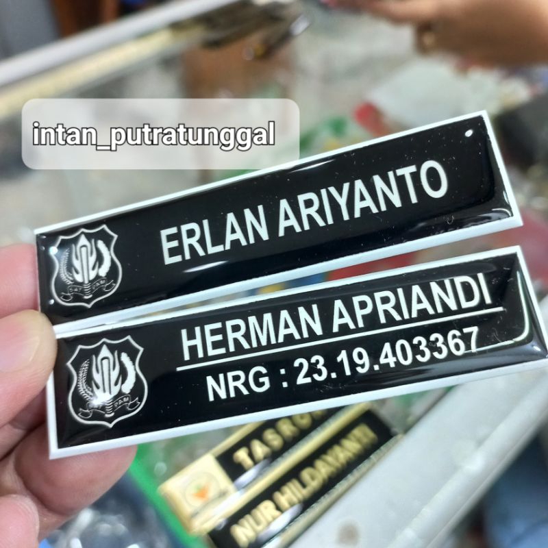 

Papan Nama PDH PNS, SATPAM, PEGAWAI Lapis Resin