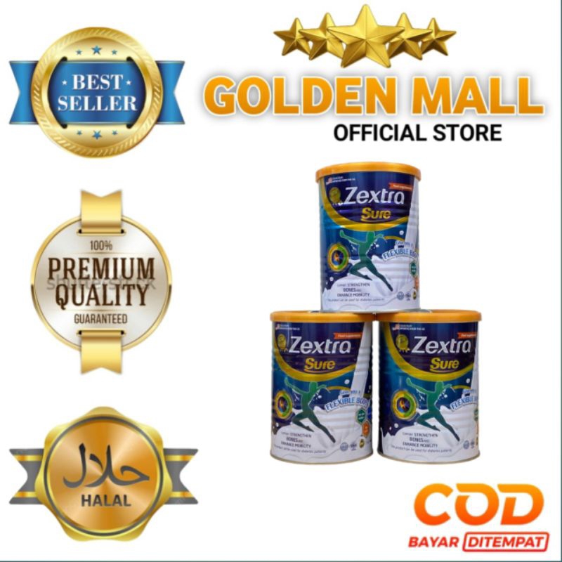 

Zextra Sure Gold Milk Susu Nyeri Sendi Dan Tulang Keram Rematik Kebas Kesemutan Original Usa