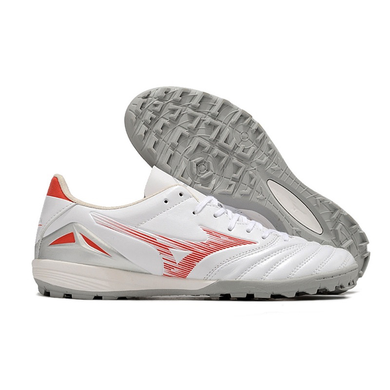 Sepatu Futsal Mizuno Morellia Neo 4 White Red TURF