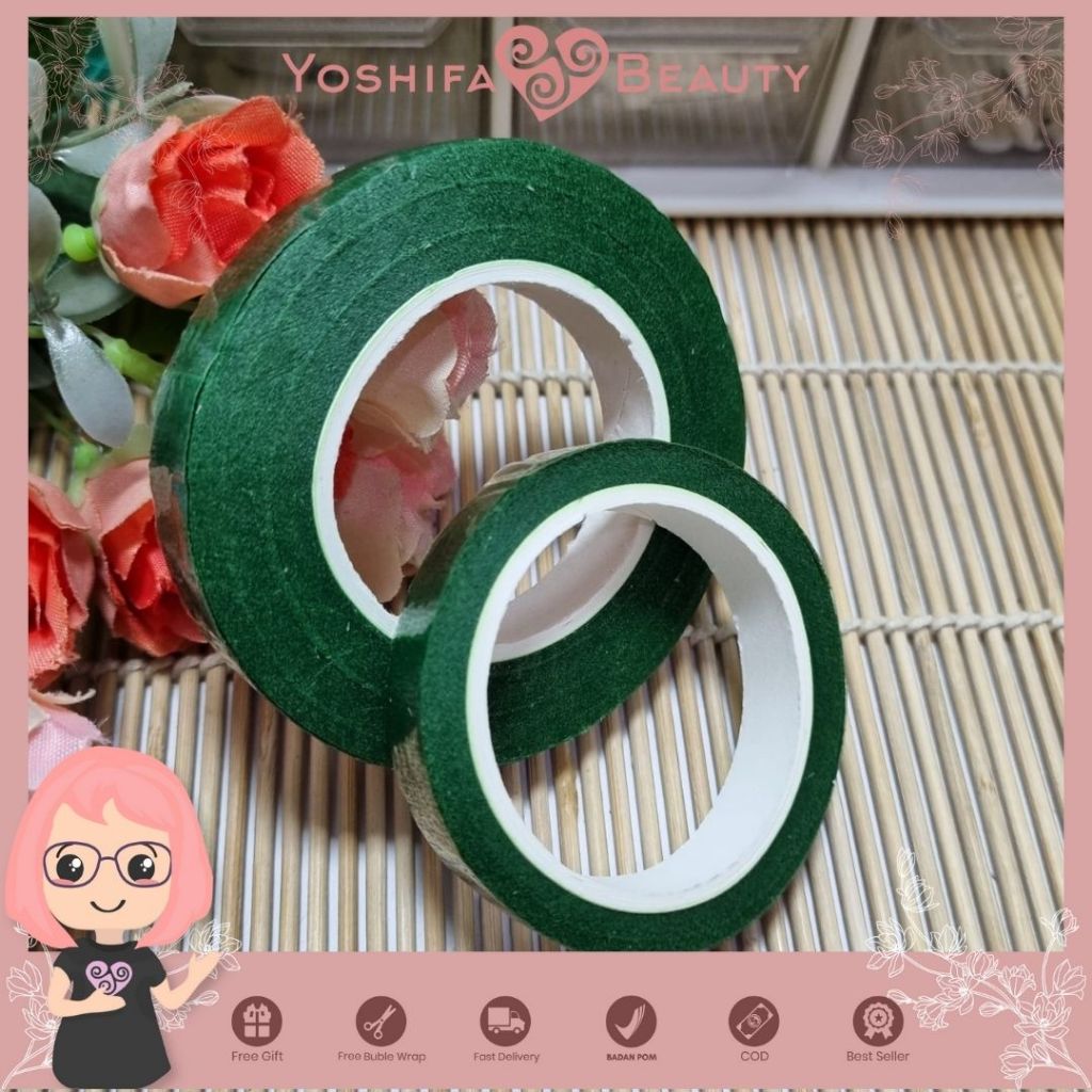 

Floral Tape | Isolasi Kawat Bunga Selotip kawat Bunga