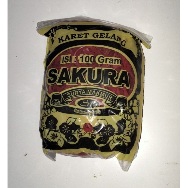 KARET GELANG SAKURA isi100gram