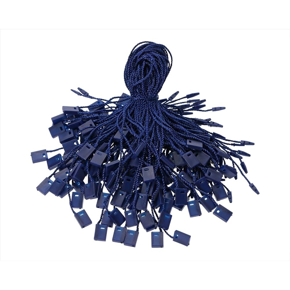 

NYLON TAG HANGTAG STRING ROPE PIN LABEL BAJU CELANA DLL WARNA BIRU @100PCS