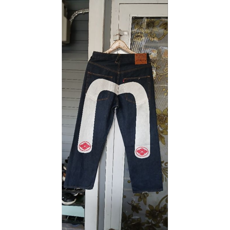 Celana Jeans Panjang Evisu Big Logo