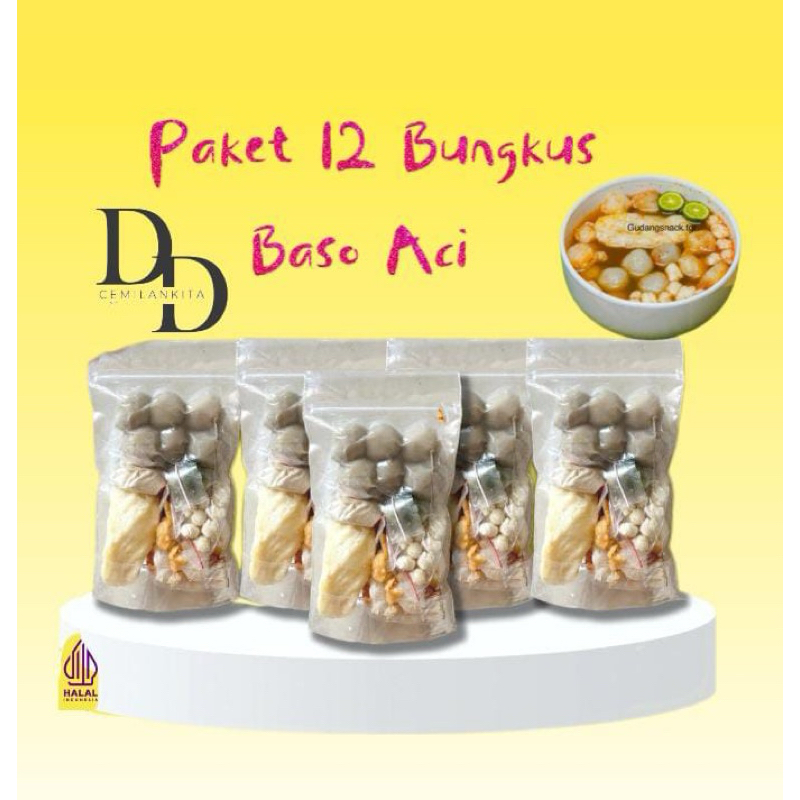 

PAKET BASO ACI 12 BUNGKUS COD