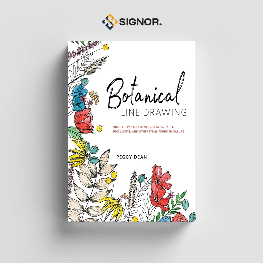 

[ENG1657] Botanical Line Drawing - Peggy Dean