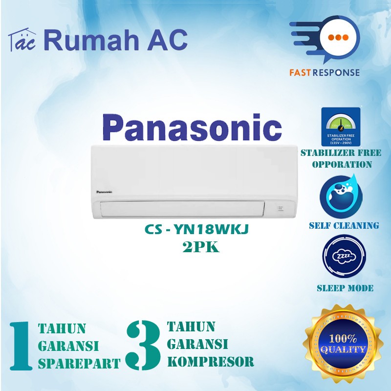 AC Panasonic CS-YN18WKJ Standard 2 PK / AC Panasonic 2 PK R32 YN18WKJ
