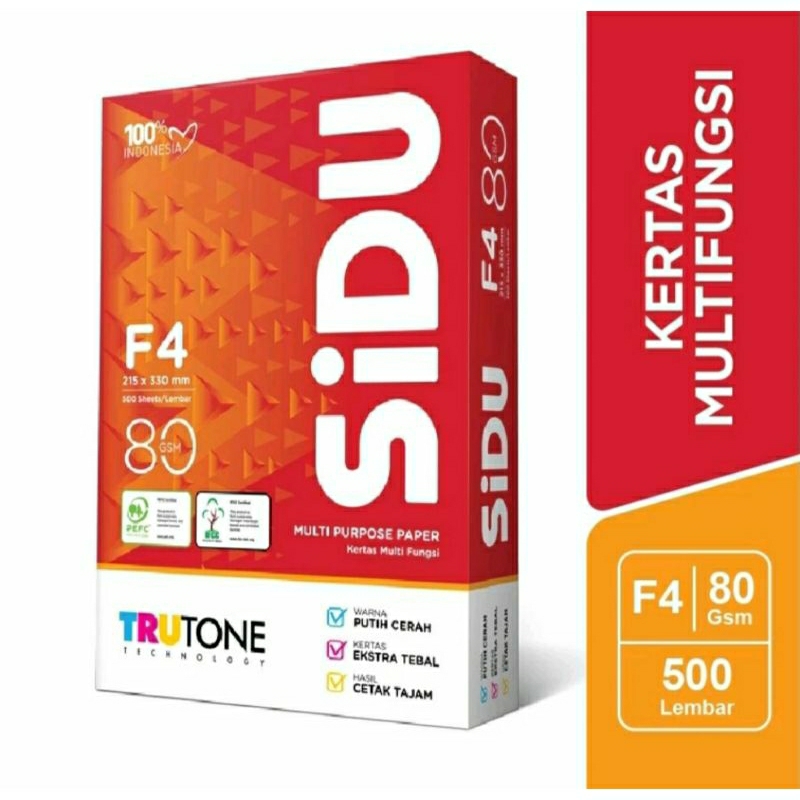 

HVS SIDU F4 80GSM