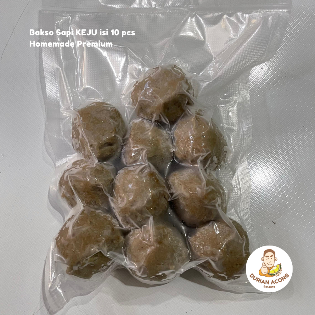 

Baso Sapi KEJU isi 10pcs Homemade Premium Frozen - Bakso Sapi - Halal