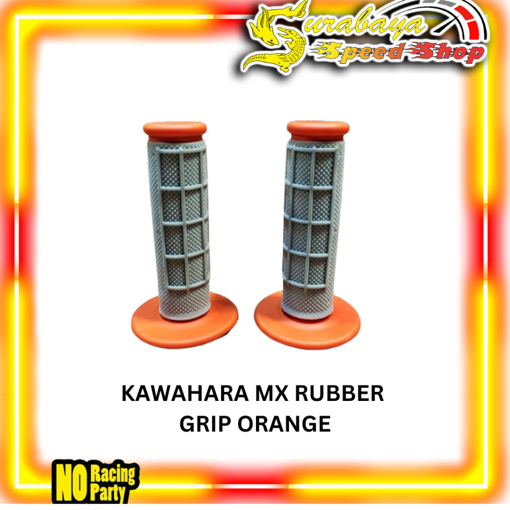 Kawahara Racing Cross MX Rubber Grip Handgrip Handpat Karet Pegangan Stir Universal Original 100%
