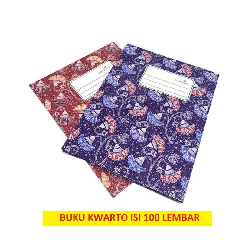 

BUKU KWARTO ISI 100 LEMBAR