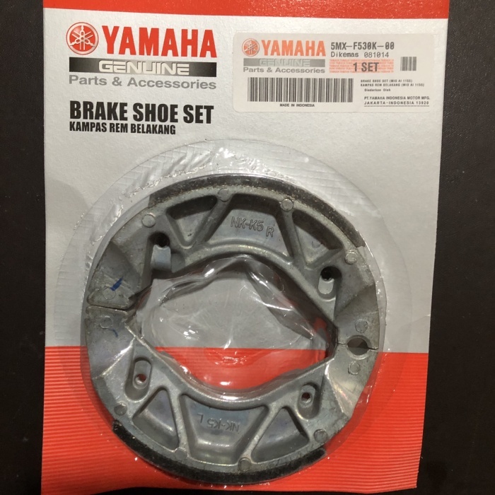 Kampas Rem Belakang (Tromol) Mio, Nouvo, Fino, X-Ride Freego Jupiter MX lama 5MX YIMM