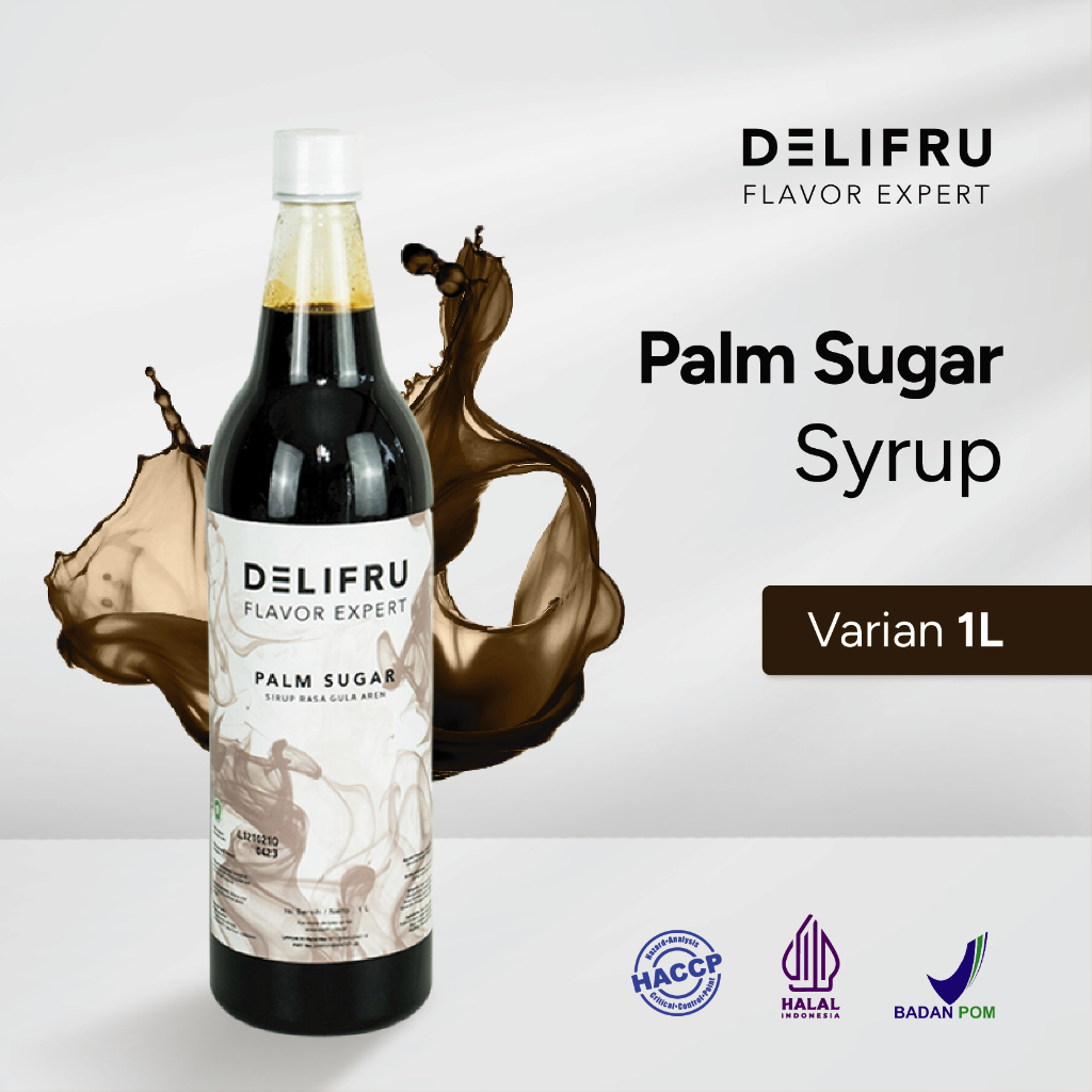 Delifru Palm Sugar Syrup 1 Liter - Sirup Gula Aren / Palem