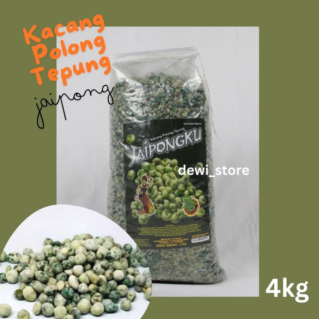 

KACANG POLONG TEPUNG CAP JAIPONG 4KG