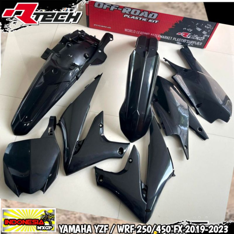 YAMAHA YZ - YZF WRF 250 450 FX 2018 2019 2020 2021 2022 2023 2024 - RACETECH COMPLETE PLASTIK KIT - 