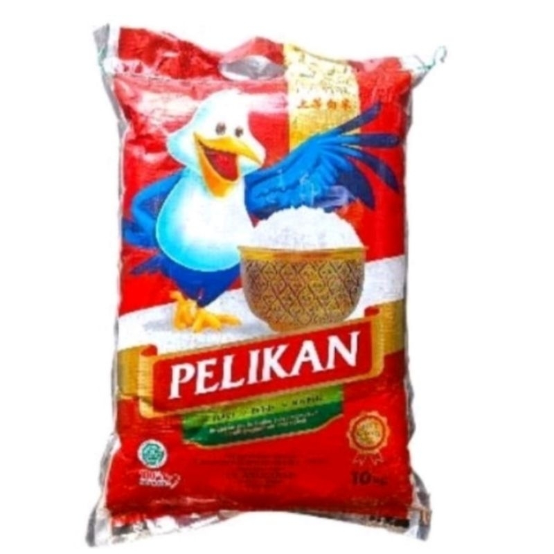 beras pelikan 10 kg