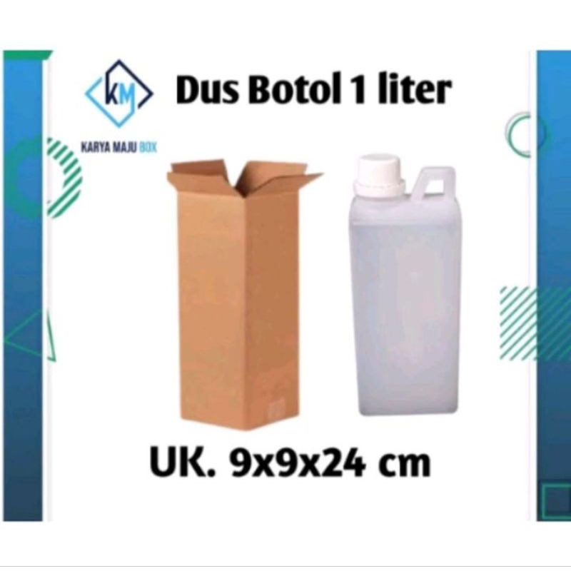 

dus box bahan coklat packaging 9x9x24