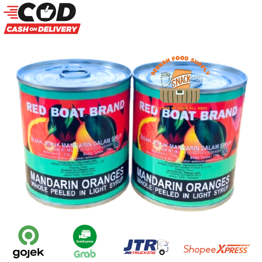 

Mandarin Oranges Red Boat Syrup / Jeruk Mandarin Kaleng Syrup 312gr