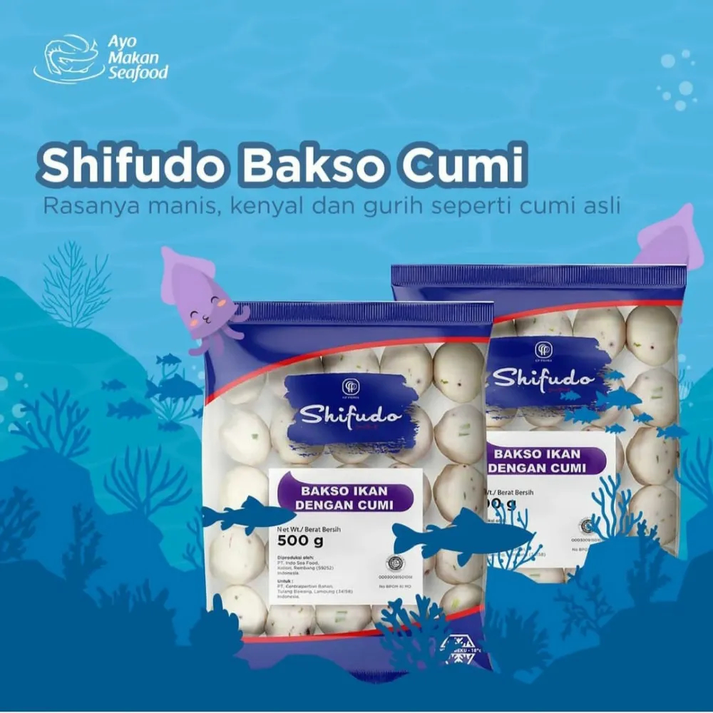 

Shifudo Bakso Ikan Rasa Cumi 500g