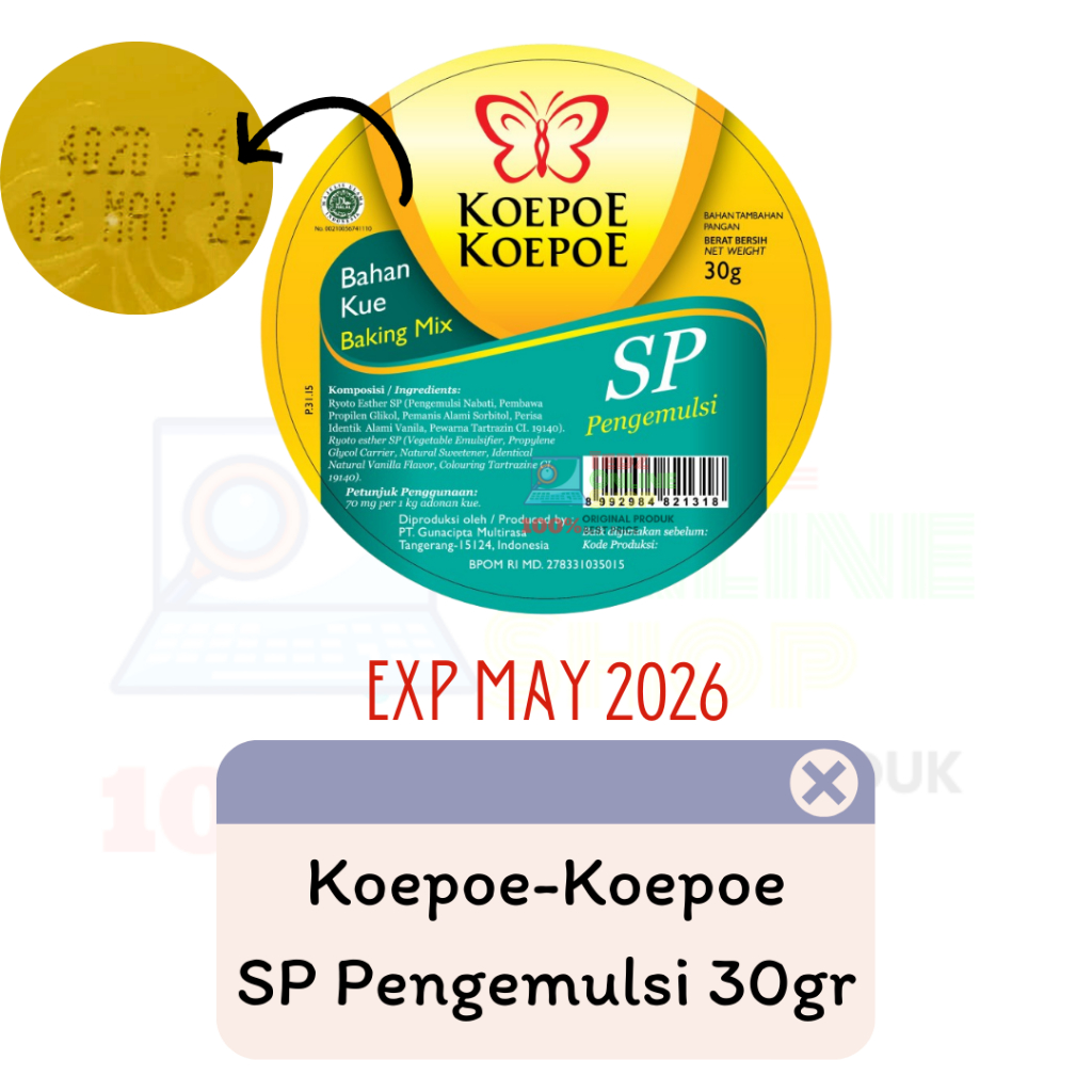 

SP Koepoe Koepoe / Kupu Kupu SP 30 Gr